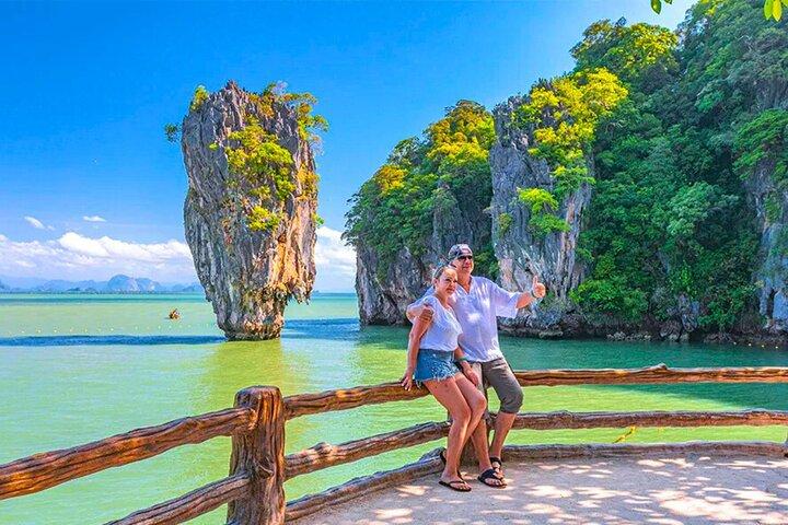 Phuket: James Bonds, Naka Islands com almoço e canoa na caverna do mar