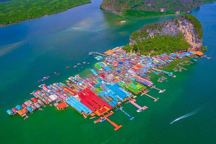 Phuket: James Bonds, Naka Islands com almoço e canoa na caverna do mar