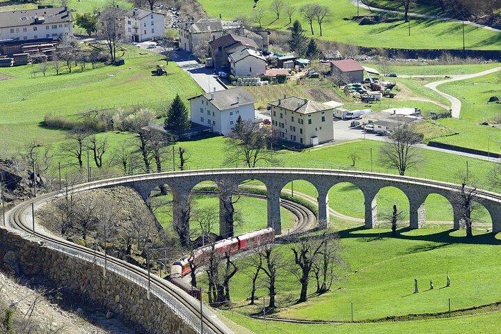 Bernina Express Private Tour from Milan