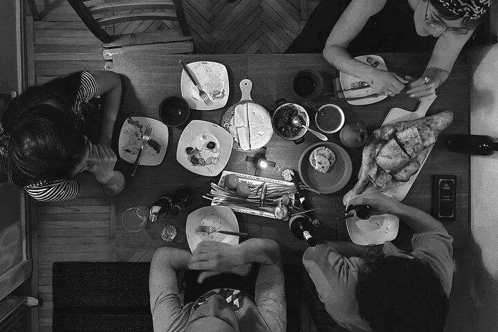 Pause pain avec les habitants de Kutaisi
