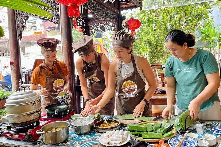 Master Traditional Hue Flavors Cooking Class with Madam Thu