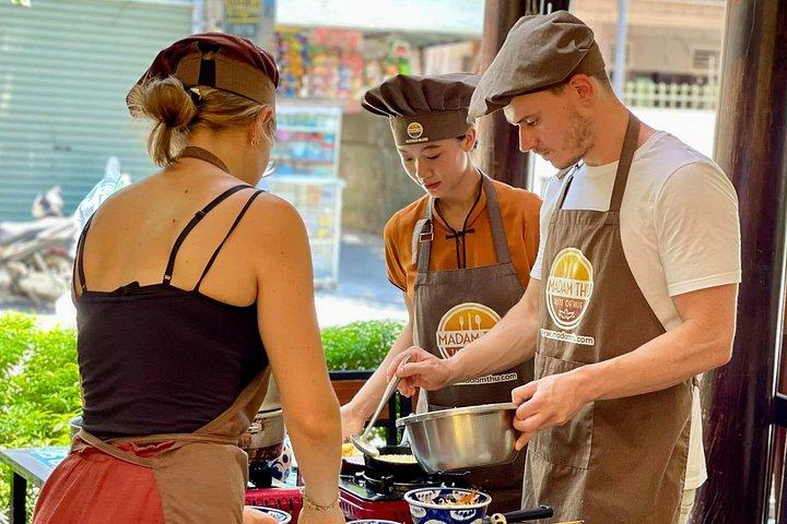 Master Traditional Hue Flavors Cooking Class with Madam Thu