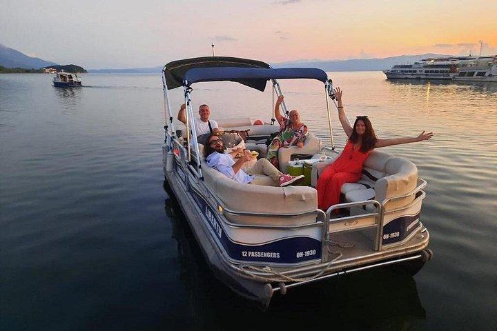 Visite panoramique en bateau de la vieille ville d'Ohrid