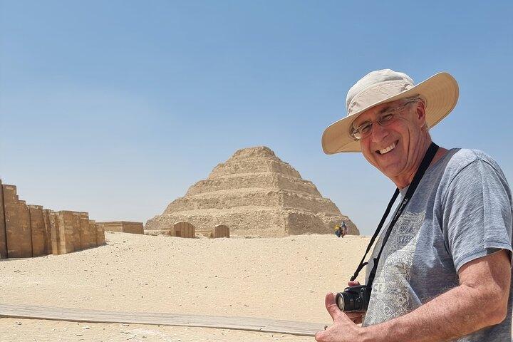 Excursion d'une journée de luxe aux pyramides de Gizeh, Memphis et Saqqara