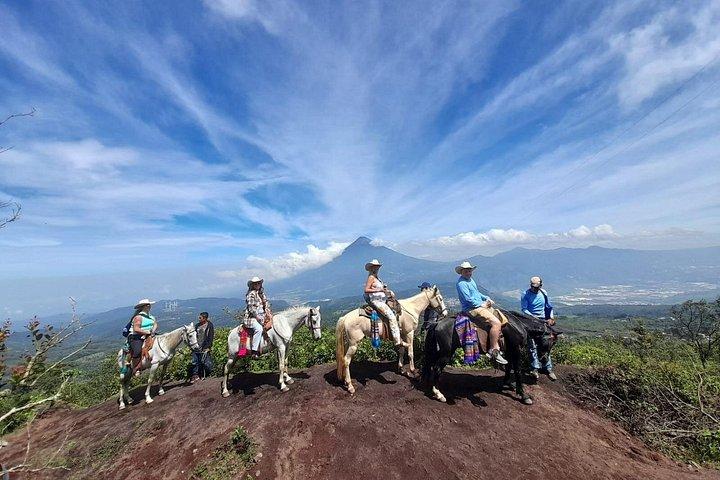 Pacaya Volcano Horseback Fast Ride Lava Pizza Chef