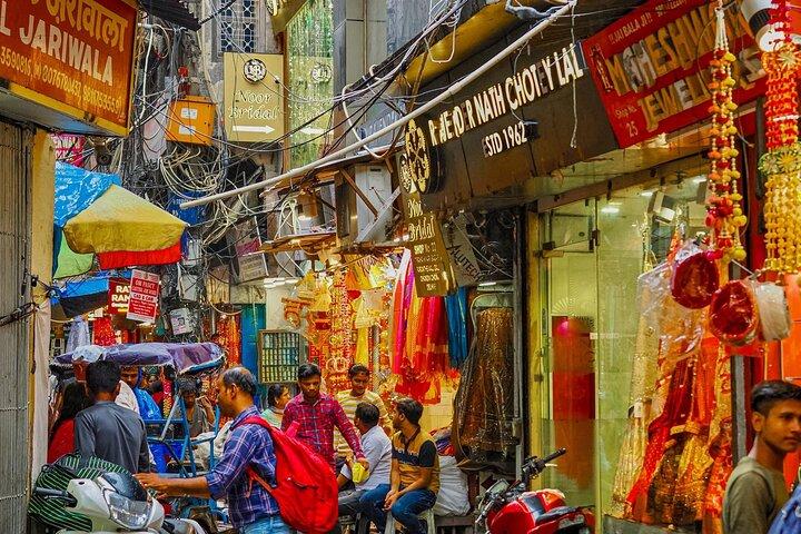 Tour privato dello shopping di Delhi Chandni Chowk Markets & Hidden Bazaar