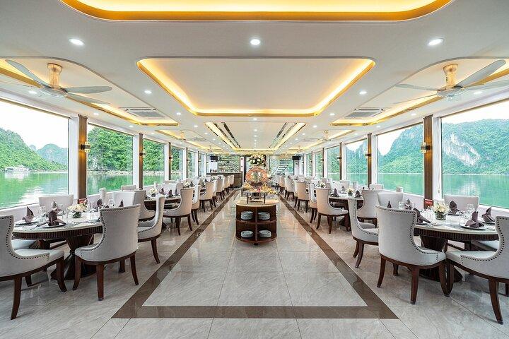 De Hanoi: Luxo Halong Bay Day Cruise com almoço buffet, caverna