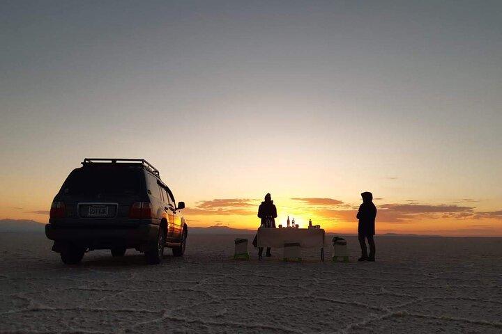 Privé meerdaagse tour op Uyuni Salt Flat en Laguna Colorada