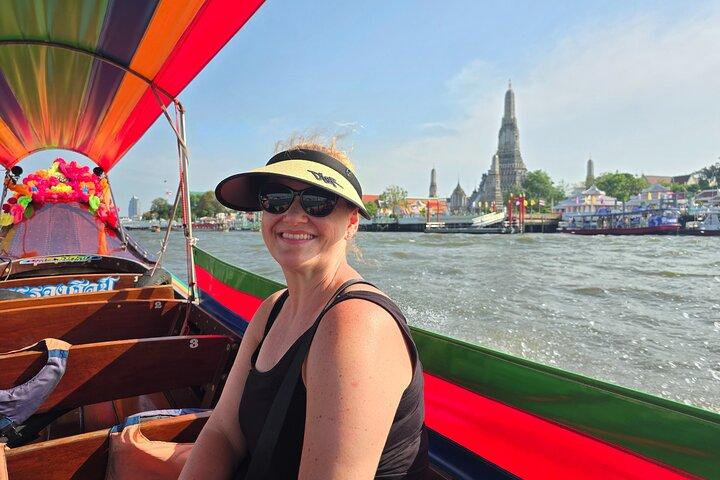 Visite privée du temple Pho, du temple Arun et du canal
