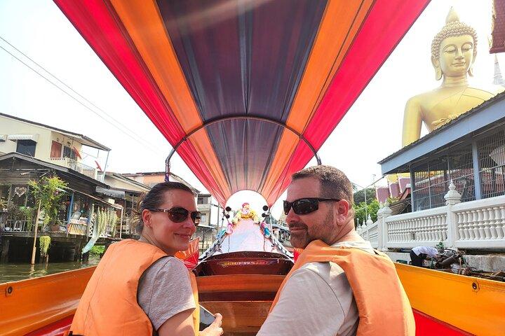 Visite privée du temple Pho, du temple Arun et du canal