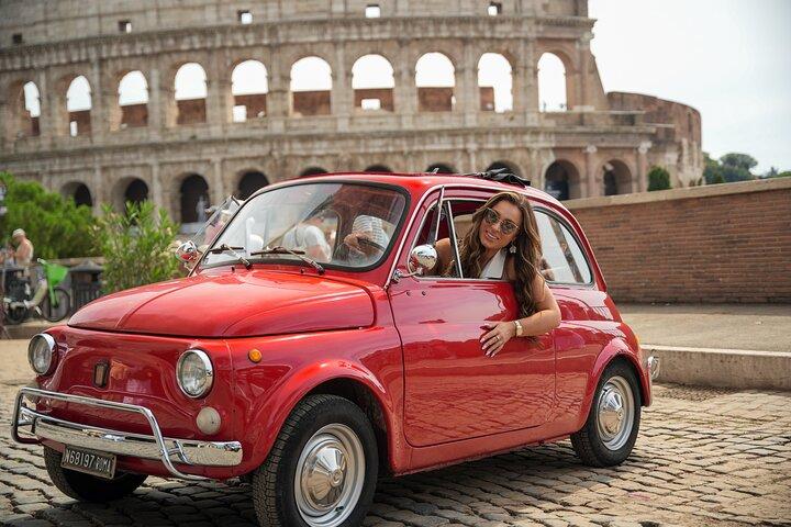 Vintage Car Fiat 500 Tour em Roma