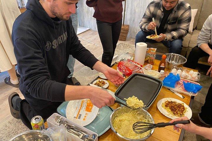 Osaka Okonomiyaki Cooking Class "Learn here and make it at home"