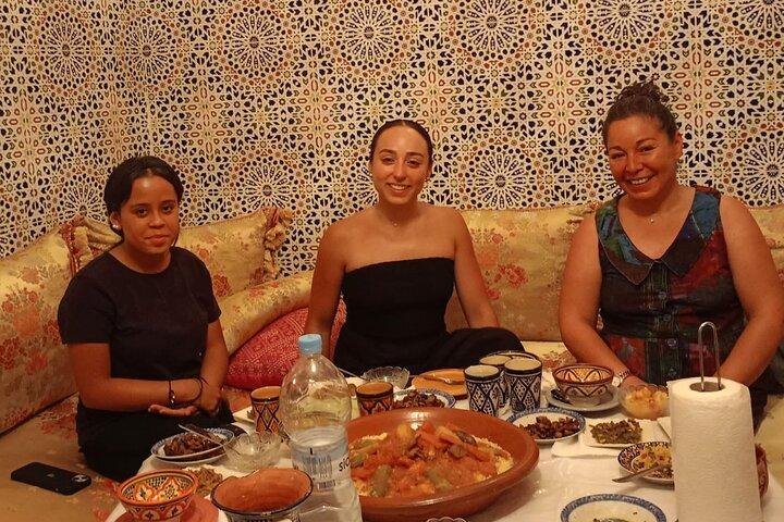 Authentic Moroccan Home Meal with a Local Familly