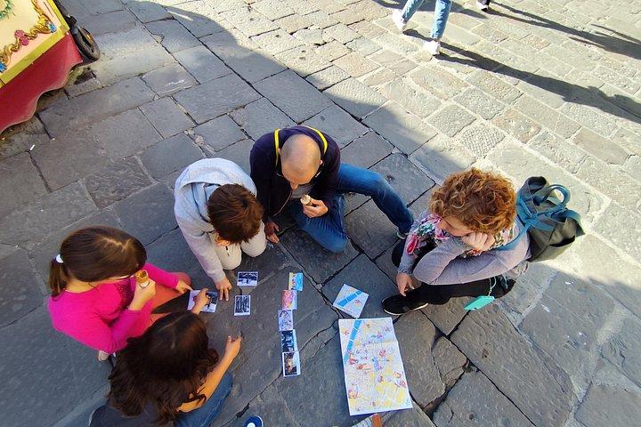 フィレンツェのダウンタウンで子供向けの宝探し。プライベートな冒険！