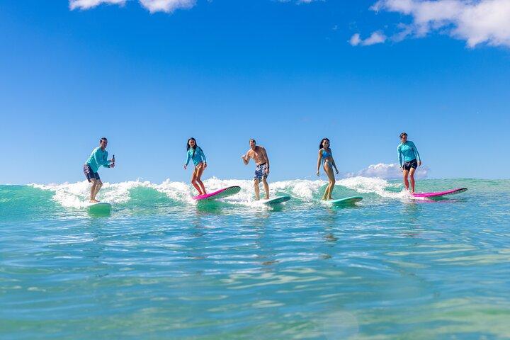 Clases de Surf en grupo en el corazón de Waikiki