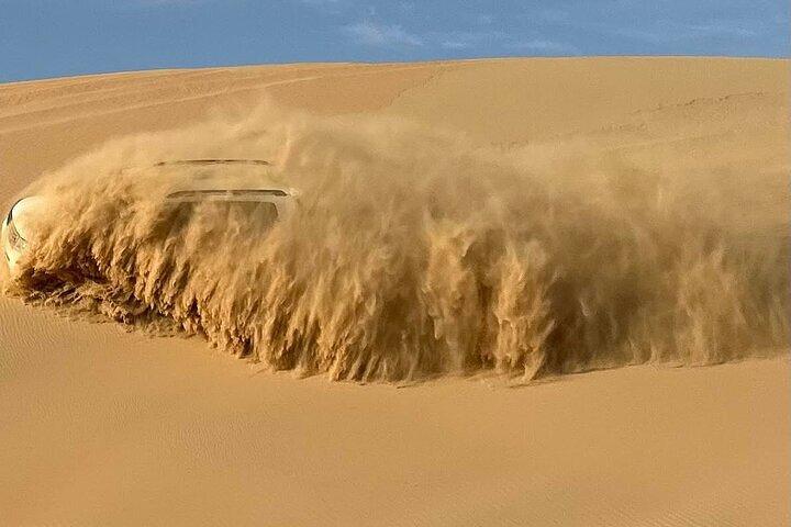 Abu Dhabi Desert Sunrise Safari – 4x4 Drive & Camel Ride
