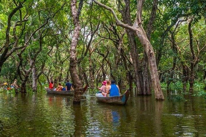 Villaggio galleggiante a Tonle Sap Lake e Siem Reap City Tuk-Tuk Tour