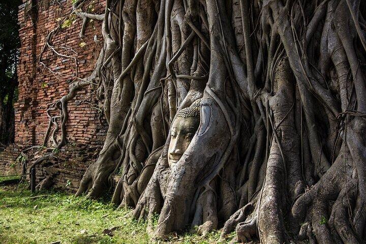 Excursão privada: Ayutthaya Sightseeing and Sunset Boat Trip