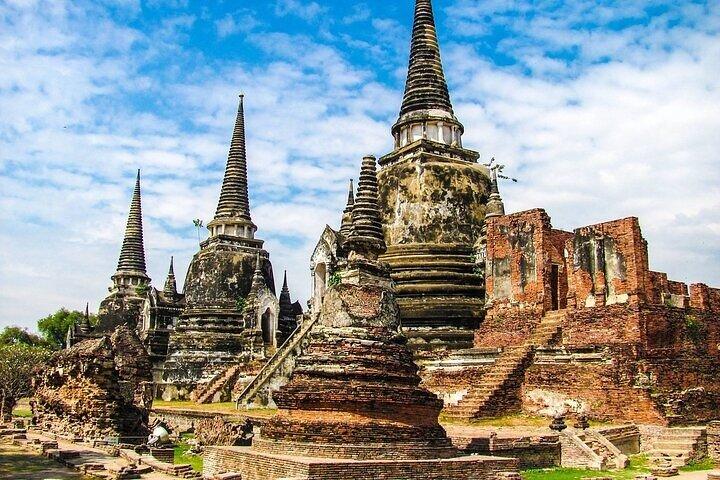 Excursão privada: Ayutthaya Sightseeing and Sunset Boat Trip