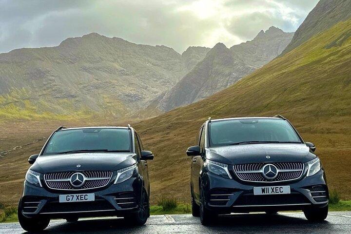 Trasferimento privato di lusso da Edimburgo a Inverness da 1 a 6 passeggeri