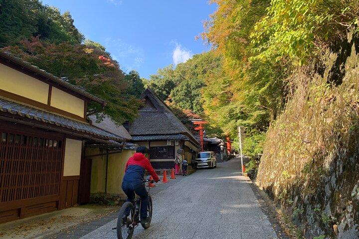 京都嵐山金閣寺E-Bikeツアー*ホテル送迎付き