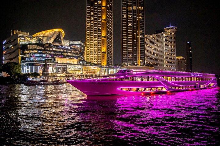 Bangkok Crucero con cena buffet de opulencia y banda en vivo