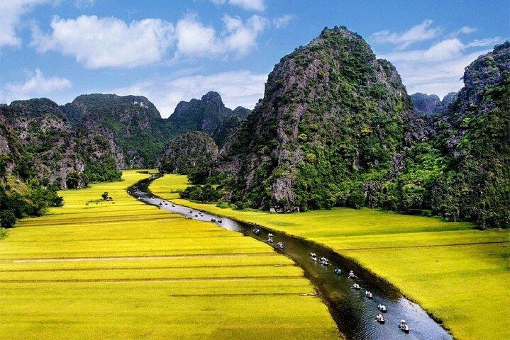 De Hanoi: Excursion de luxe d'une journée à Trang An, Hoa Lu et Mua Cave