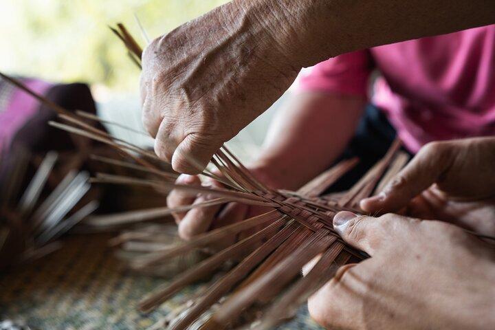 Namkhan - traditionell lao bambu vävning