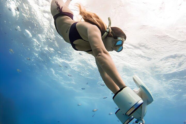 Siargao: Flyve under vand på en Seascooter på Cloud 9