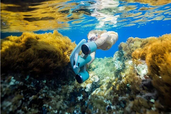 Siargao: Flyve under vand på en Seascooter på Cloud 9