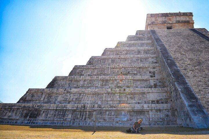 ChichenItza desde Cancún Experiencia de día completo Cenote y Valladolid