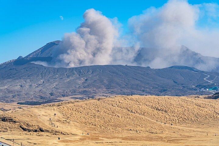 福岡：南阿蘇鉄道、阿蘇山、熊本城日帰りツアー