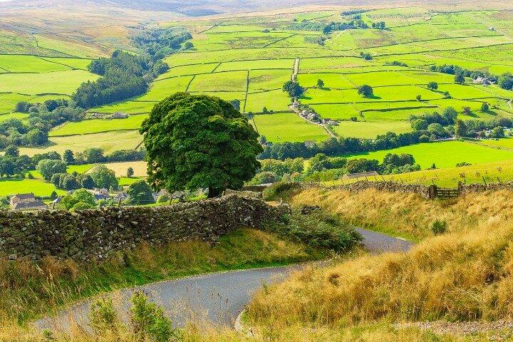 Nidderdale Driving Self-Guided Tour avec une APP