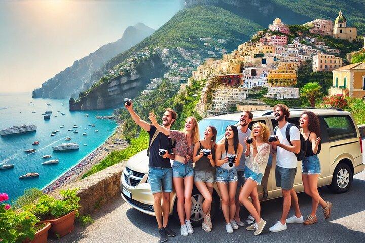 Tour from Naples to Amalfi, Positano and Ravello in 8 hours with driver