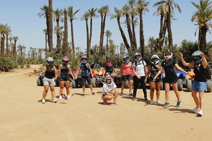 Quadrijden in de woestijn van Marrakech