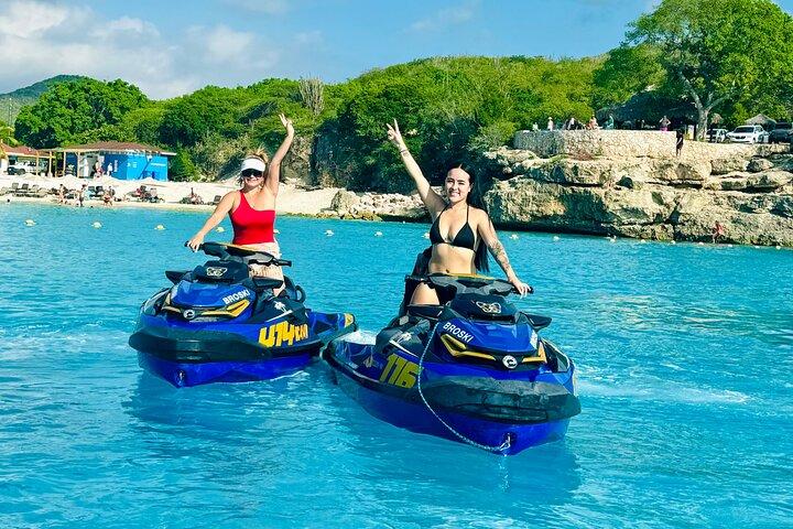 1-Hour Jet Ski Adventure Along Curaçao’s Stunning West Coast
