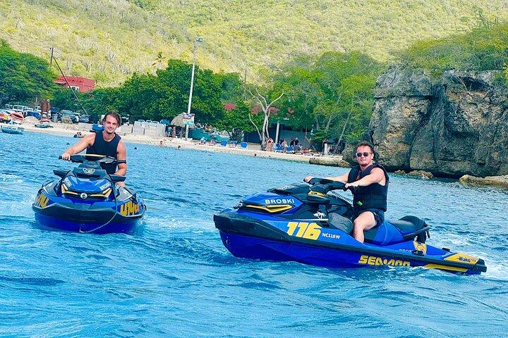 1-Hour Jet Ski Adventure Along Curaçao’s Stunning West Coast