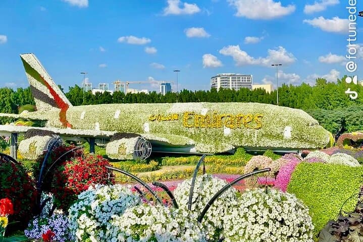 Miracle Garden and Global Village Tour with Round Trip Transport