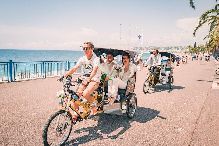 Original Nice stadstur (pedicab-vélo taxi)