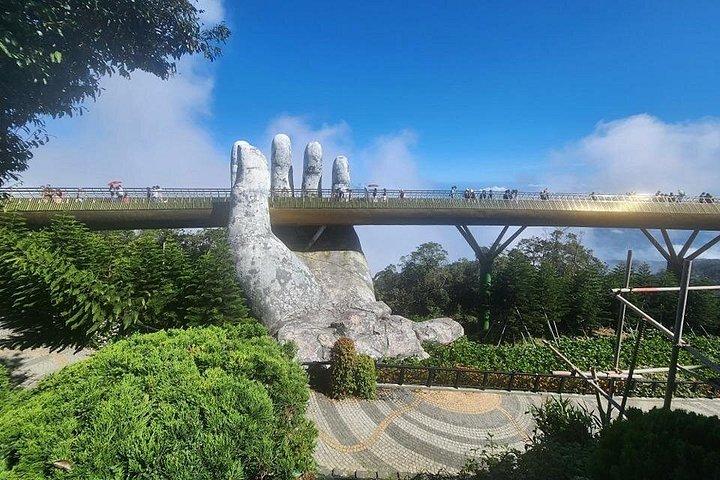 ゴールデンブリッジとホイアンへの1日ツアー、ボートライド、ナイトマーケット