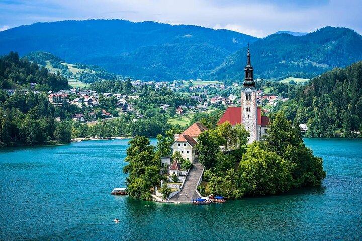 Privat dagstur til Ljubljana og Bled-søen fra Zagreb