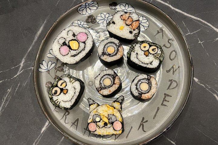 Dekorierte Sushi Making Experience in Kyoto