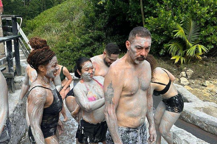 Soufriere Adventure Nature Trail Hike | Vattenfall | lerbad