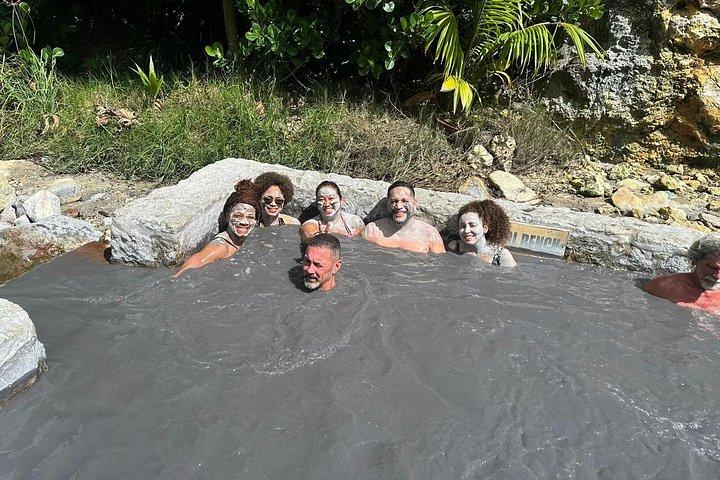 Soufriere Adventure Nature Trail Hike | Vattenfall | lerbad