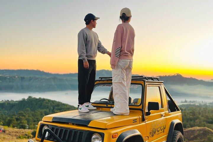 バトゥール山 4WD ジープ、朝食、温泉オールインクルーシブ