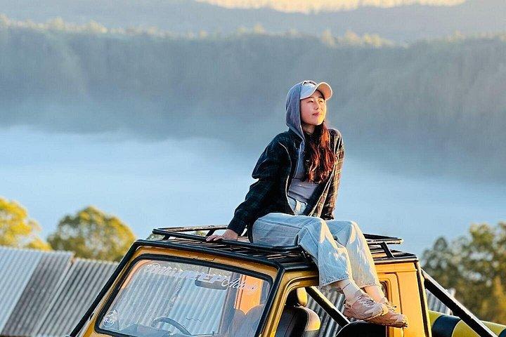 バトゥール山 4WD ジープ、朝食、温泉オールインクルーシブ