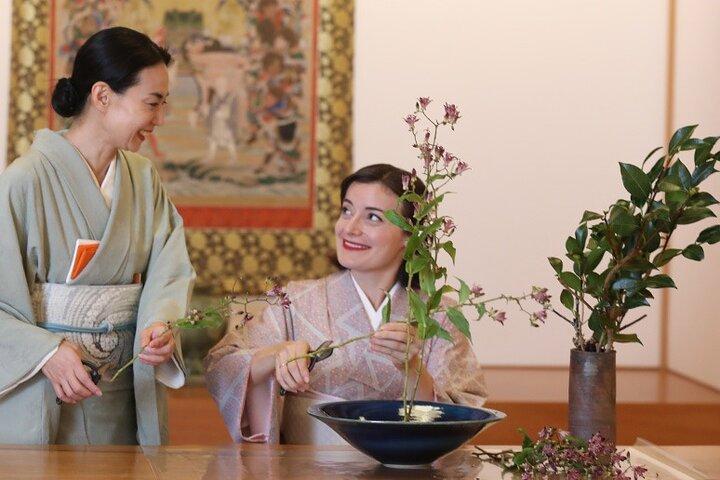 Experiência de luxo Ikebana – crie sua própria arte floral Japonês
