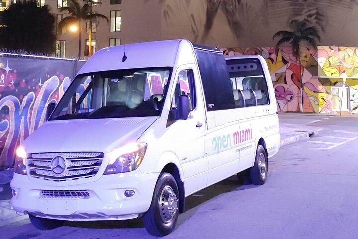 Miami privat natttur med cabrioletbuss