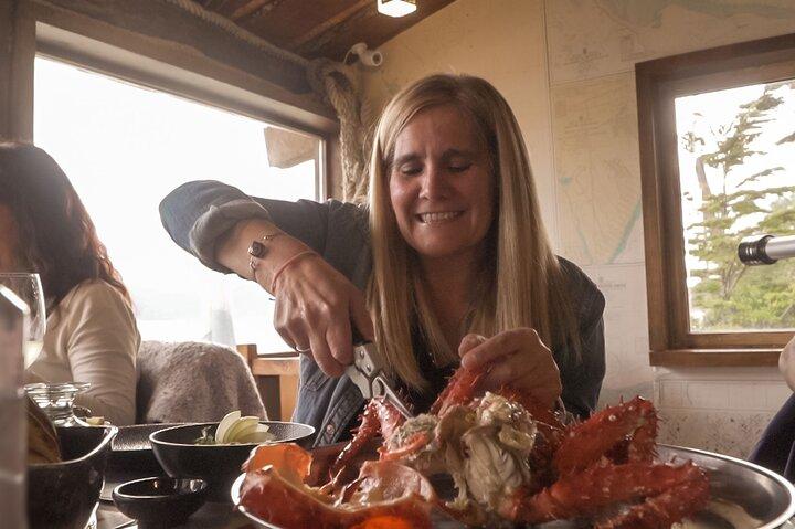 Esperienza gastronomica con King Crab e pranzo a Puerto Almanza da Ushuaia
