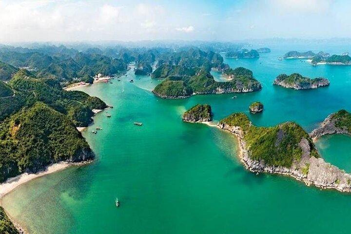 Halong en Lan Ha Bay 2-daagse luxe cruise vanuit Hanoi